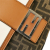 Fendi AB Fendi Brown Canvas Fabric Zucca Convertible Belt Bag Italy