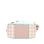 Loewe AB LOEWE Pink Calf Leather Small Hammock Gingham Spain