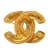 Chanel B Chanel Gold Gold Plated Metal CC Quilted Brooch France