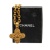 Chanel AB Chanel Gold Gold Plated Metal Triple CC Cross Pendant Necklace France