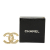 Chanel AB Chanel Gold Gold Plated Metal CC Rhinestones Brooch France