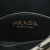 Prada AB Prada Brown with Black Canvas Fabric Mini Symbole Triangolo Satchel Italy