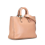 Fendi AB Fendi Pink Calf Leather Medium Glacier FF Tote Italy