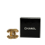 Chanel B Chanel Gold Gold Plated Metal CC Quilted Brooch France