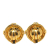 Chanel B Chanel Gold Gold Plated Metal CC Clip On Earrings France