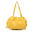 Bottega Veneta AB Bottega Veneta Yellow Calf Leather Medium The Bulb Italy