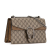 Gucci B Gucci Brown Beige Coated Canvas Fabric Small GG Supreme Dionysus Shoulder Bag Italy