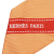 Hermès AB Hermès Orange Silk Fabric Bolduc Twilly Scarf France