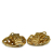 Chanel B Chanel Gold Gold Plated Metal CC Clip-on Earrings France