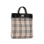 Burberry B Burberry Brown Beige Canvas Fabric House Check Tote United Kingdom