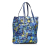 Prada B Prada Blue Nylon Fabric Tessuto Stampato Tote Italy