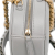 Chanel AB Chanel Gray Lambskin Leather Leather Lambskin 19 Round Clutch with Chain Italy