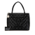 Chanel B Chanel Black Caviar Leather Leather Caviar Medallion Tote France