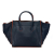 Celine B Celine Blue Navy Calf Leather Medium Phantom Luggage Italy