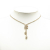 Chanel AB Chanel Gold Gold Plated Metal CC Rhinestones Star and Ball Pendant Necklace France