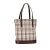 Burberry AB Burberry Brown Beige Canvas Fabric House Check Tote Bag United Kingdom