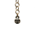 Chanel AB Chanel Silver Brass Metal Palladium Plated CC Crystal Pendant Necklace France