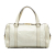 Gucci B Gucci White Calf Leather Duchessa Boston Bag Italy