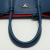 Prada Double Saffiano Leather 2-Ways Tote Bag Blue