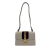 Gucci Sylvie Small Calf leather Leather 2-Ways Flap Bag with detachable Web shoulder strap. Off-white