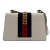 Gucci Sylvie Small Calf leather Leather 2-Ways Flap Bag with detachable Web shoulder strap. Off-white