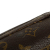 Louis Vuitton B Louis Vuitton Brown Monogram Canvas Canvas Monogram Trousse Demi Ronde Cosmetic Pouch France