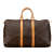 Louis Vuitton B Louis Vuitton Brown Monogram Canvas Canvas Monogram Keepall 45 France