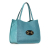 Gucci AB Gucci Blue Denim Raffia Natural Material Horsebit 1955 Tote Italy