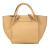 Celine B Celine Brown Beige Calf Leather Small Big Bag Italy