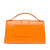 Jacquemus AB Jacquemus Orange Calf Leather Le Grand Bambino Italy