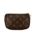 Louis Vuitton AB Louis Vuitton Brown Monogram Canvas Canvas Monogram Mini Pochette Accessoires France