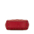 Christian Dior B Dior Red Lambskin Leather Leather Mini Lambskin Cannage Studded Supple Lady Dior Italy