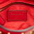 Christian Dior B Dior Red Lambskin Leather Leather Mini Lambskin Cannage Studded Supple Lady Dior Italy