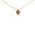 Christian Dior B Dior Gold Gold Plated Metal Rhinestone Heart Logo Pendant Necklace Germany