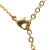 Christian Dior B Dior Gold Gold Plated Metal Rhinestone Heart Logo Pendant Necklace Germany