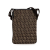 Fendi B Fendi Brown Dark Brown Canvas Fabric Zucchino Crossbody Italy