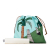 Loewe AB LOEWE Green Canvas Fabric x Ken Price Easter Island Drawstring Bag Spain