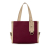 Burberry B Burberry Red Burgundy with Brown Beige Canvas Fabric Handbag China