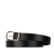 Gucci B Gucci Black Calf Leather Guccissima Belt Italy