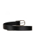 Gucci B Gucci Black Calf Leather Guccissima Belt Italy