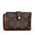 Louis Vuitton B Louis Vuitton Brown Monogram Canvas Canvas Monogram French Purse Spain