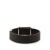 Fendi B Fendi Brown Dark Brown Calf Leather Bracelet Italy