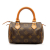 Louis Vuitton B Louis Vuitton Brown Monogram Canvas Canvas Monogram Nano Speedy Bandouliere France