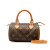 Louis Vuitton B Louis Vuitton Brown Monogram Canvas Canvas Monogram Nano Speedy Bandouliere France