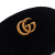 Gucci AB Gucci Black Velvet Fabric GG Marmont Matelasse Belt Bag Italy