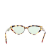 Fendi B Fendi Brown N/a Plastic Cat Eye Tinted Sunglasses Italy