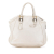 Prada B Prada White Calf Leather Vitello Daino Satchel Italy