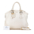 Prada B Prada White Calf Leather Vitello Daino Satchel Italy