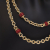 Chanel B Chanel Gold Gold Plated Metal CC Long Chain Necklace Italy