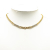 Valentino AB Valentino Gold Gold Plated Metal V Necklace Italy